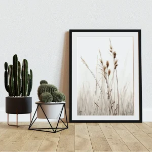 Rustic Wheat Leaf wall art prints