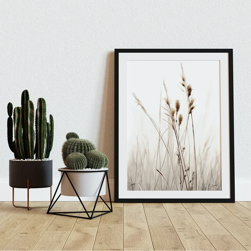 Rustic Wheat Leaf wall art prints