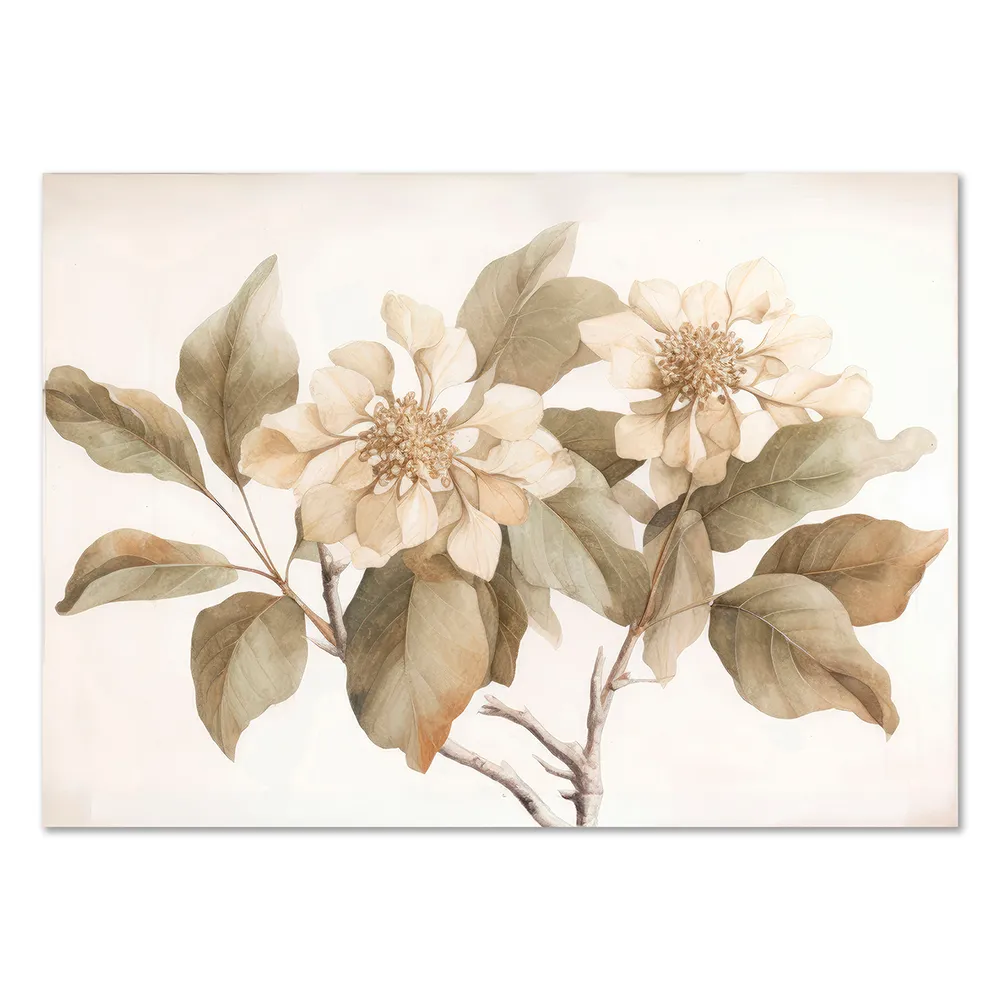 KAA18L-P1-vintage-flora-floral-large-wall-art Vintage Flora Floral large wall art