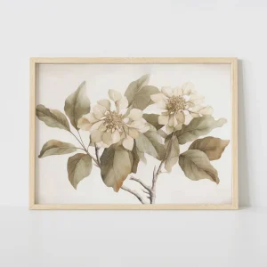 Vintage Flora Floral wall art prints