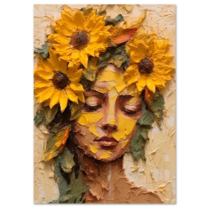 Sunflower Dream Beauty large wall art