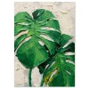 Lush Monstera Leaf large wall art