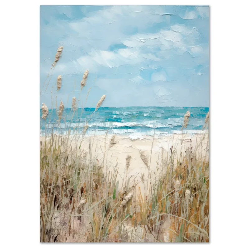 Coastal Bliss Beach large wall art