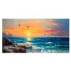Sunset Serenity Coastal large wall art