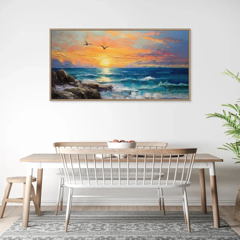 Sunset Serenity Coastal wall art prints