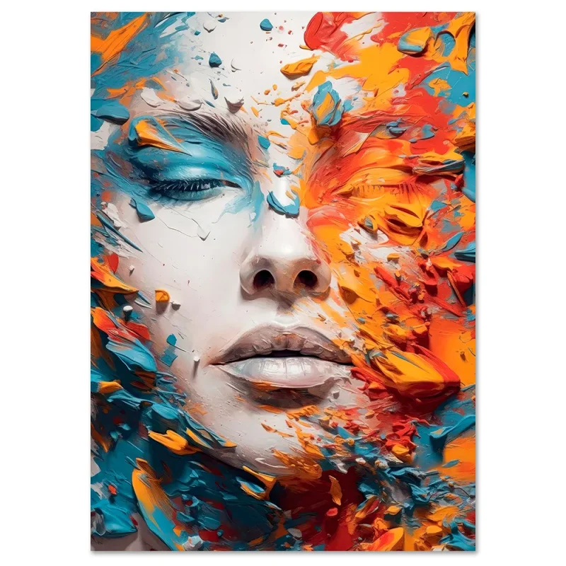 Colour Burst Beauty large wall art