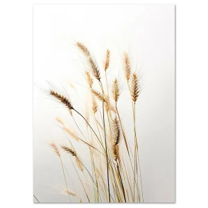 Wheat Elegance Leaf large wall art