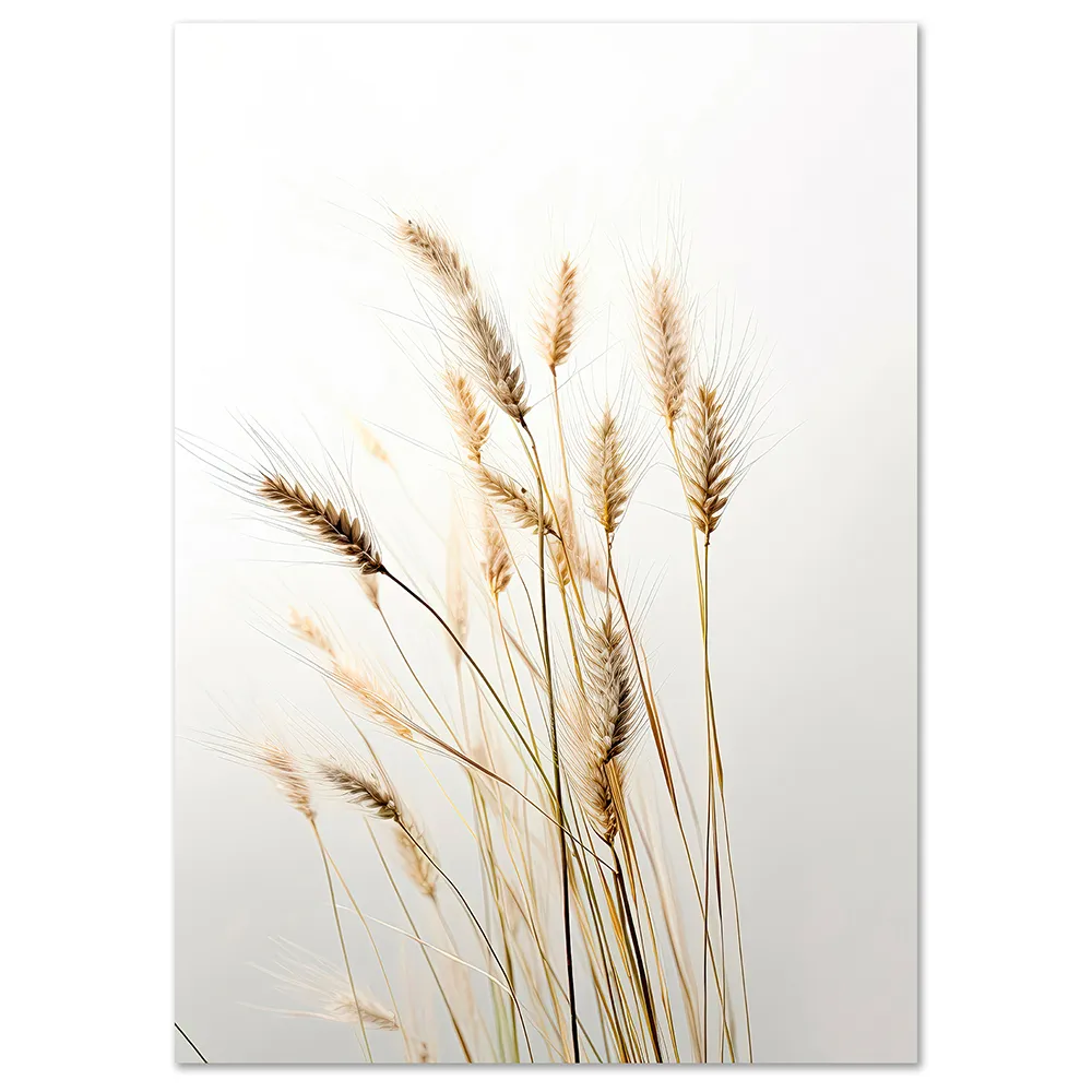 KAA29A-P1-wheat-elegance-leaf-large-wall-art Wheat Elegance Leaf large wall art