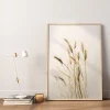 Wheat Elegance Leaf wall art prints
