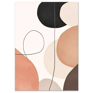 Geometric Harmony Abstract large wall art