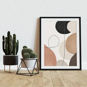Geometric Harmony Abstract wall art prints