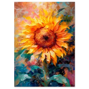 Sunlit Blossom Floral large wall art