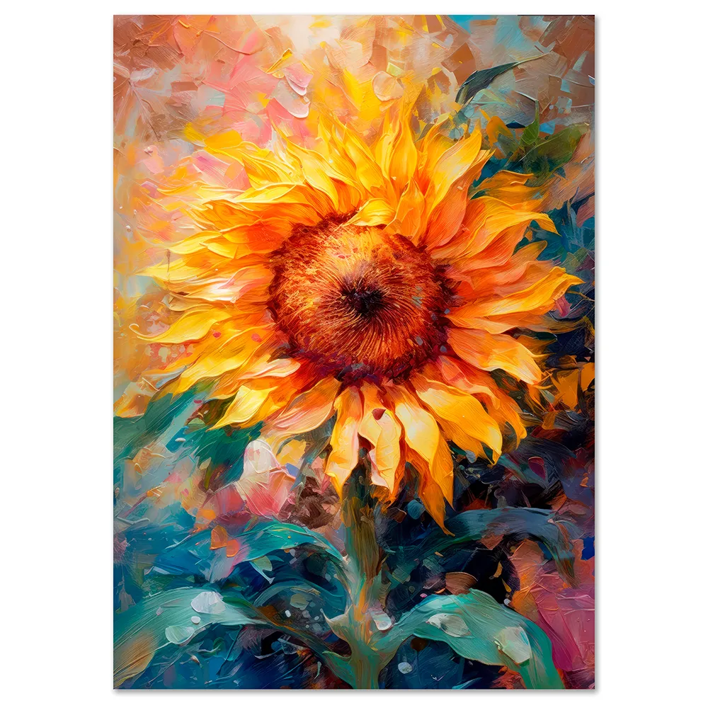 KAA34A-P1-sunlit-blossom-floral-large-wall-art Sunlit Blossom Floral large wall art