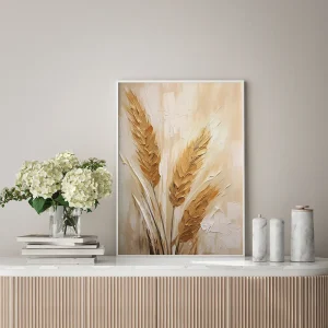 Golden Harvest Leaf wall art prints