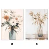Floral Grace Floral large wall art