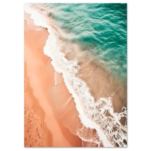 Coastal Serenity Beach large wall art