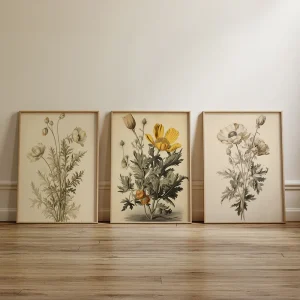 Botanical Classics Floral wall art prints