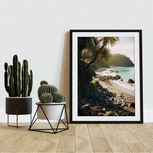 Tranquil Cove Beach wall art prints