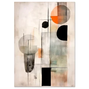 Abstract Harmony Line large wall art