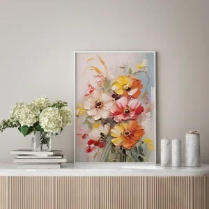 Radiant Garden Floral wall art prints