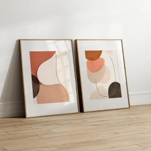 Soft Curves Line wall art prints