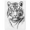 Regal Tiger Animal large wall art