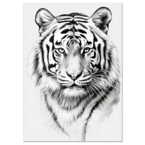 Regal Tiger Animal large wall art