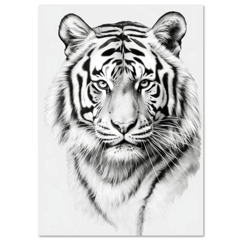 KAA54A-P1-regal-tiger-animal-large-wall-art Regal Tiger Animal large wall art