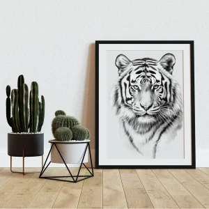 Regal Tiger Animal wall art prints