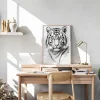 Regal Tiger Animal canvas prints
