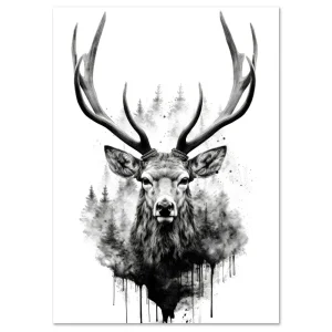 Forest Majesty Animal large wall art