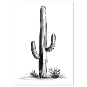 Desert Sentinel Line large wall art