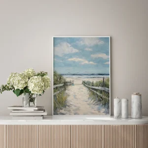 Coastal Pathway Beach wall art prints