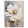 Golden Petals Floral large wall art