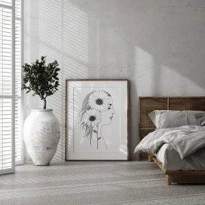 Blossoming Grace Beauty wall art prints