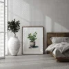 Serenity In Green Leaf wall art prints