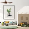Serenity In Green Leaf canvas prints