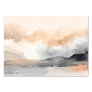 Tranquil Horizons Mountains large wall art