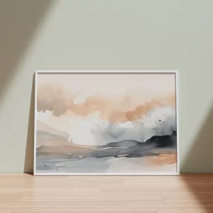 Tranquil Horizons Mountains wall art prints