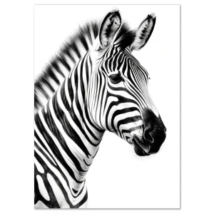 Striped Majesty Animal large wall art