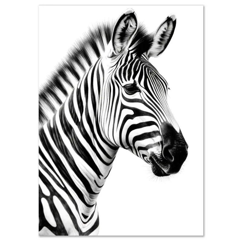 Striped Majesty Animal large wall art