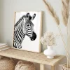 Striped Majesty Animal poster prints