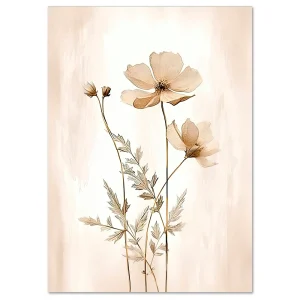 Ethereal Blooms Floral large wall art