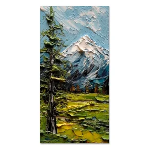 Alpine Glory Mountains large wall art