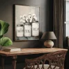 Vintage Jars Floral poster prints