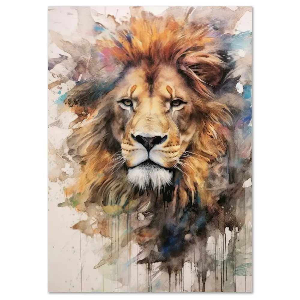 KAA97A-P1-majestic-roar-animal-large-wall-art Majestic Roar Animal large wall art