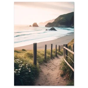Path To Serenity Beach large wall art