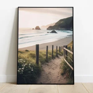 Path To Serenity Beach wall art prints