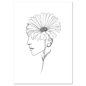 Floral Muse Floral large wall art