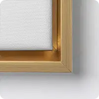 Canvas frame option gold